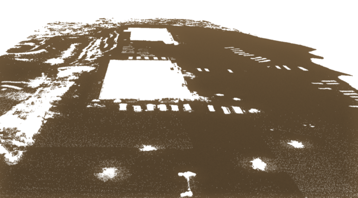 Ground extraction from earthwork site data — Classification / extraction